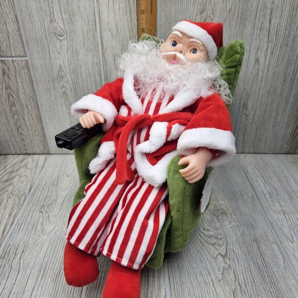Mr Christmas Animated Reclining‎ Santa Claus Motion Activated Talks Snores *NEW* - Picture 8 of 9
